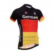 2014 Fietskleding Fox Cyclingbox Rood en Geel Korte Mouwen en Koersbroek